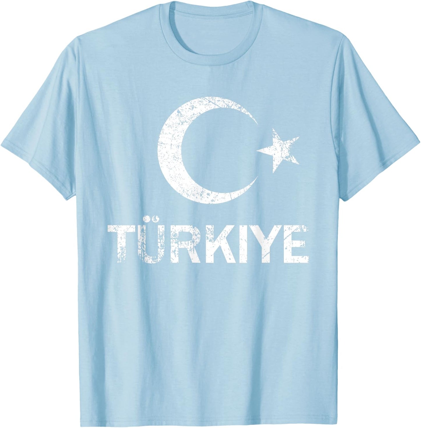 Türkische Flagge TÜRKIYE T-Shirt - T-Shirt | Light Blue