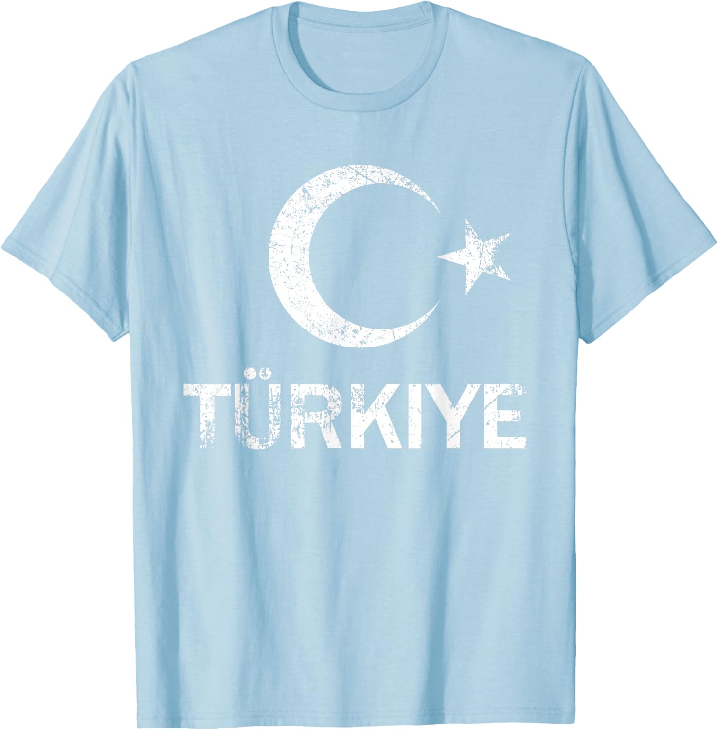 Türkische Flagge TÜRKIYE T-Shirt - T-Shirt | Light Blue
