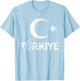 Türkische Flagge TÜRKIYE T-Shirt - T-Shirt | Light Blue