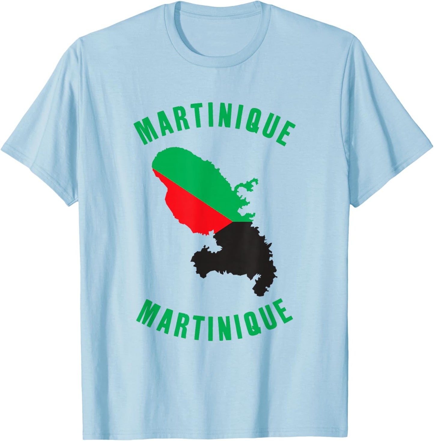 Martinique 972 Cadeau Homme Martiniquais Femme Martiniquaise T-Shirt - T-Shirt | Light Blue