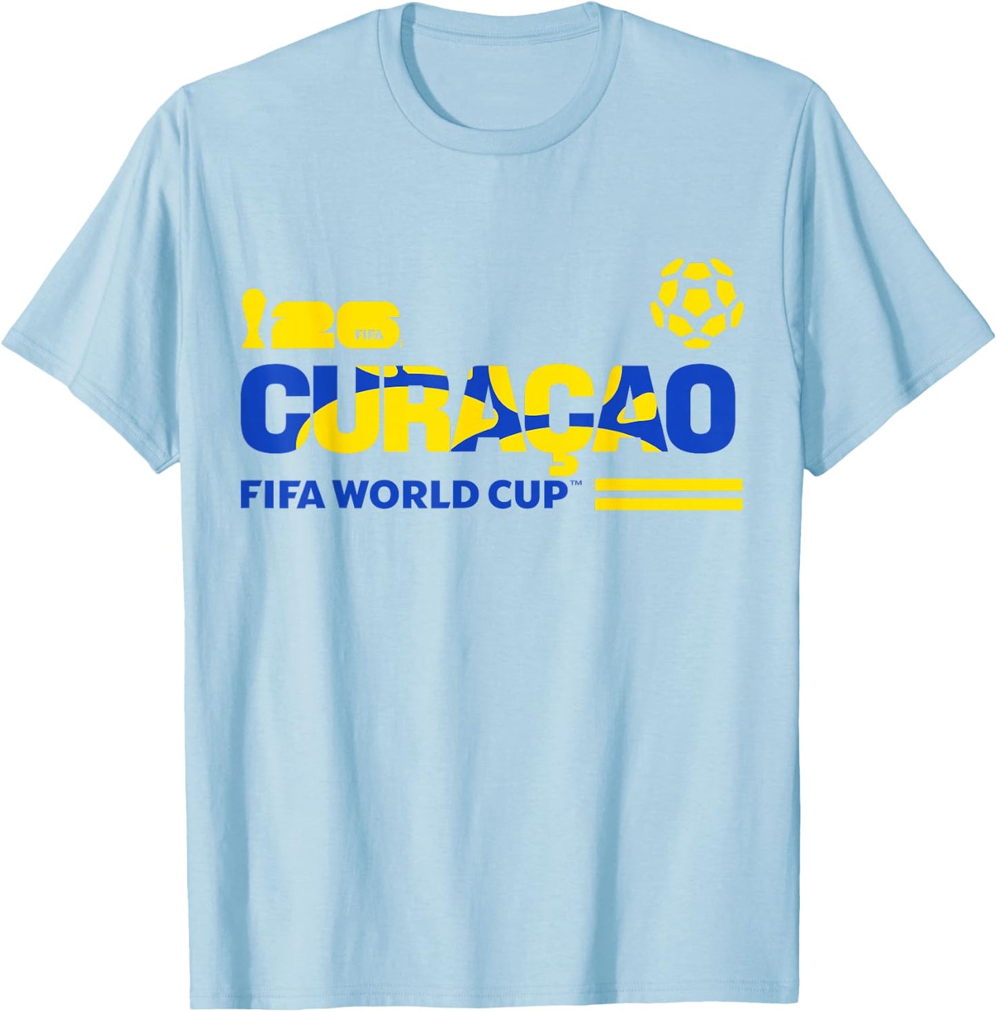 FIFA WM-26-Qualifikation Curacao T-Shirt - T-Shirt | Light Blue