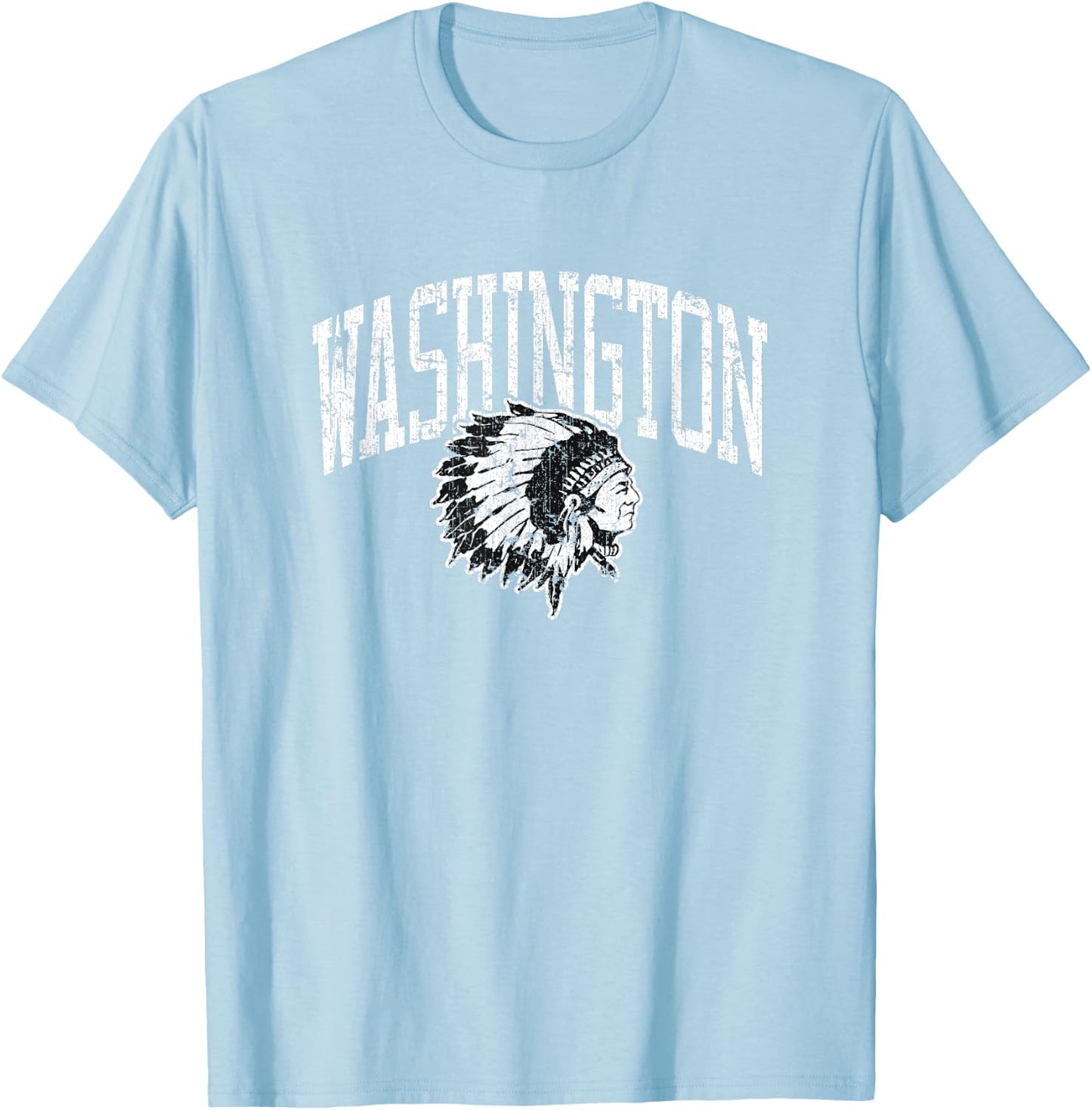 Washington Warriors Town Pride T-Shirt - T-Shirt | Light Blue