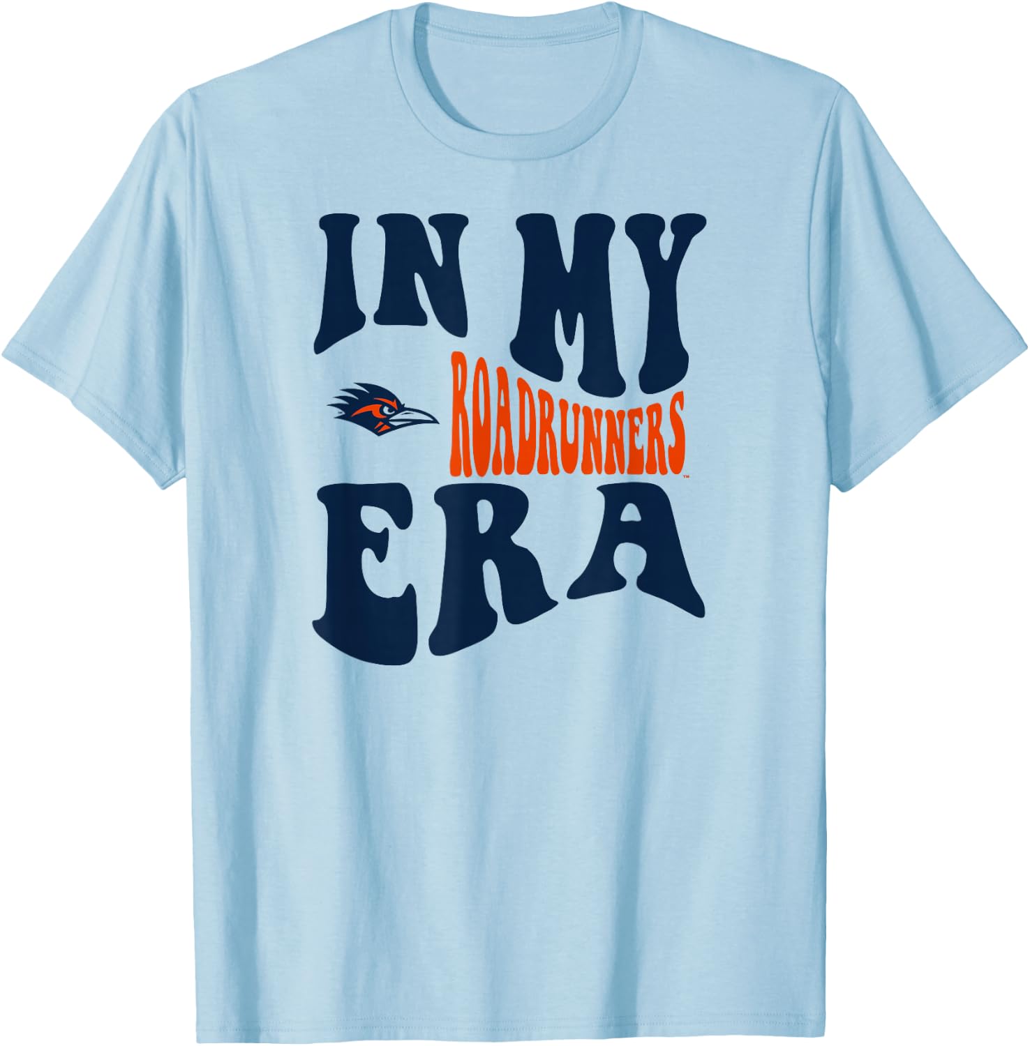 Texas San Antonio Roadrunners Era White Officially Licensed T-Shirt - T-Shirt | Light Blue