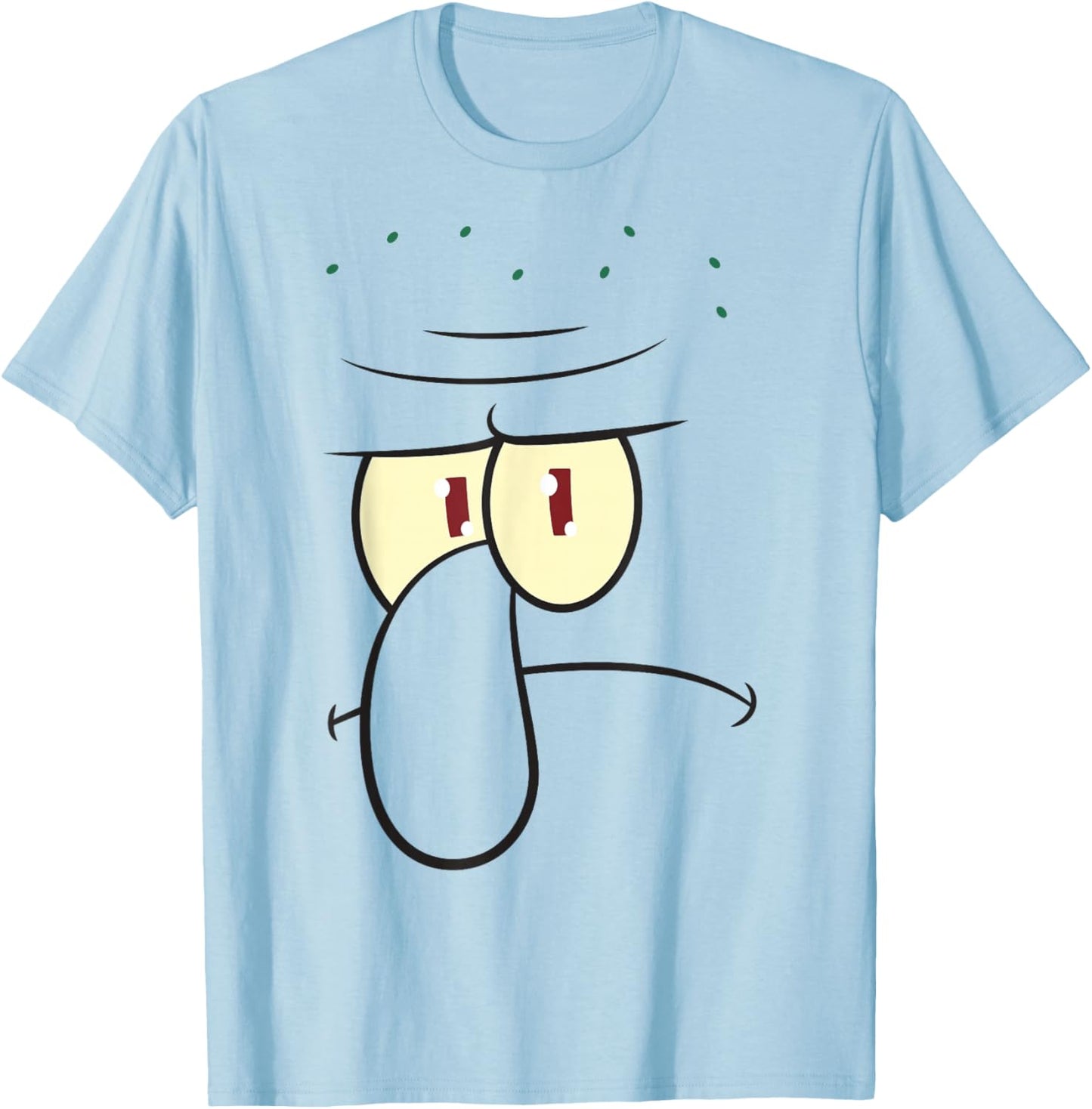 SpongeBob SquarePants Halloween Grumpy Squidward Costume T-Shirt - T-Shirt | Light Blue