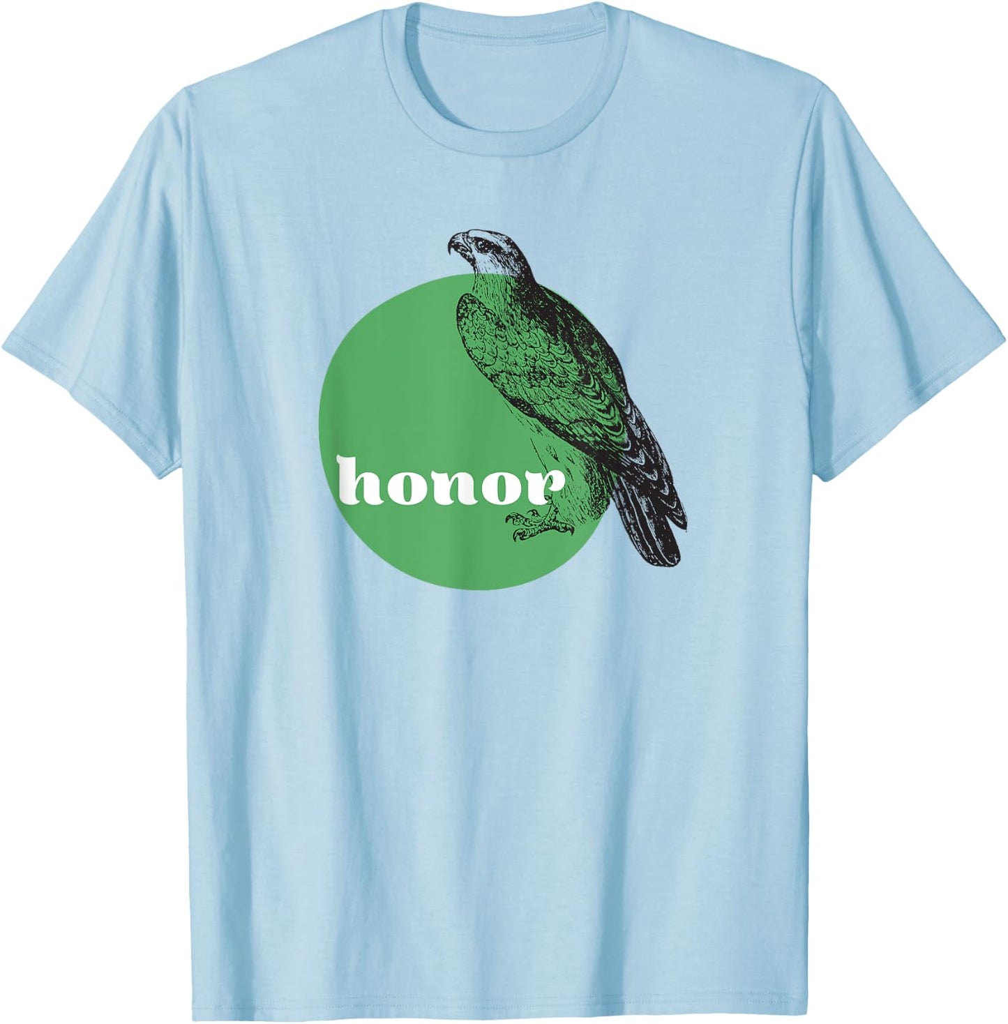 Falconry | Honor | Peregrine Falcon | UAE | Dubai | Desert T-Shirt - T-Shirt | Light Blue