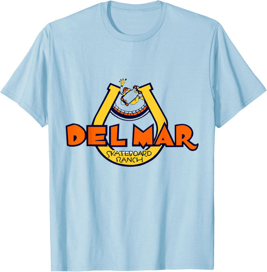 Del Mar Skateboard Ranch T-Shirt - T-Shirt | Light Blue