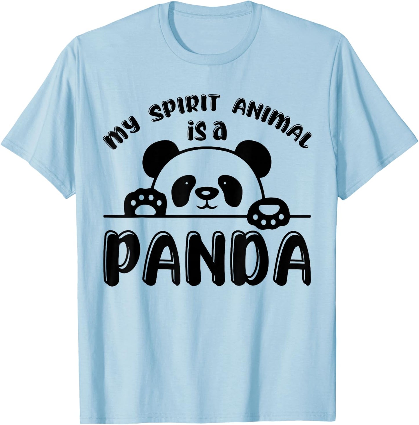 My Spirit Animal Is A Panda T-Shirt - T-Shirt | Light Blue