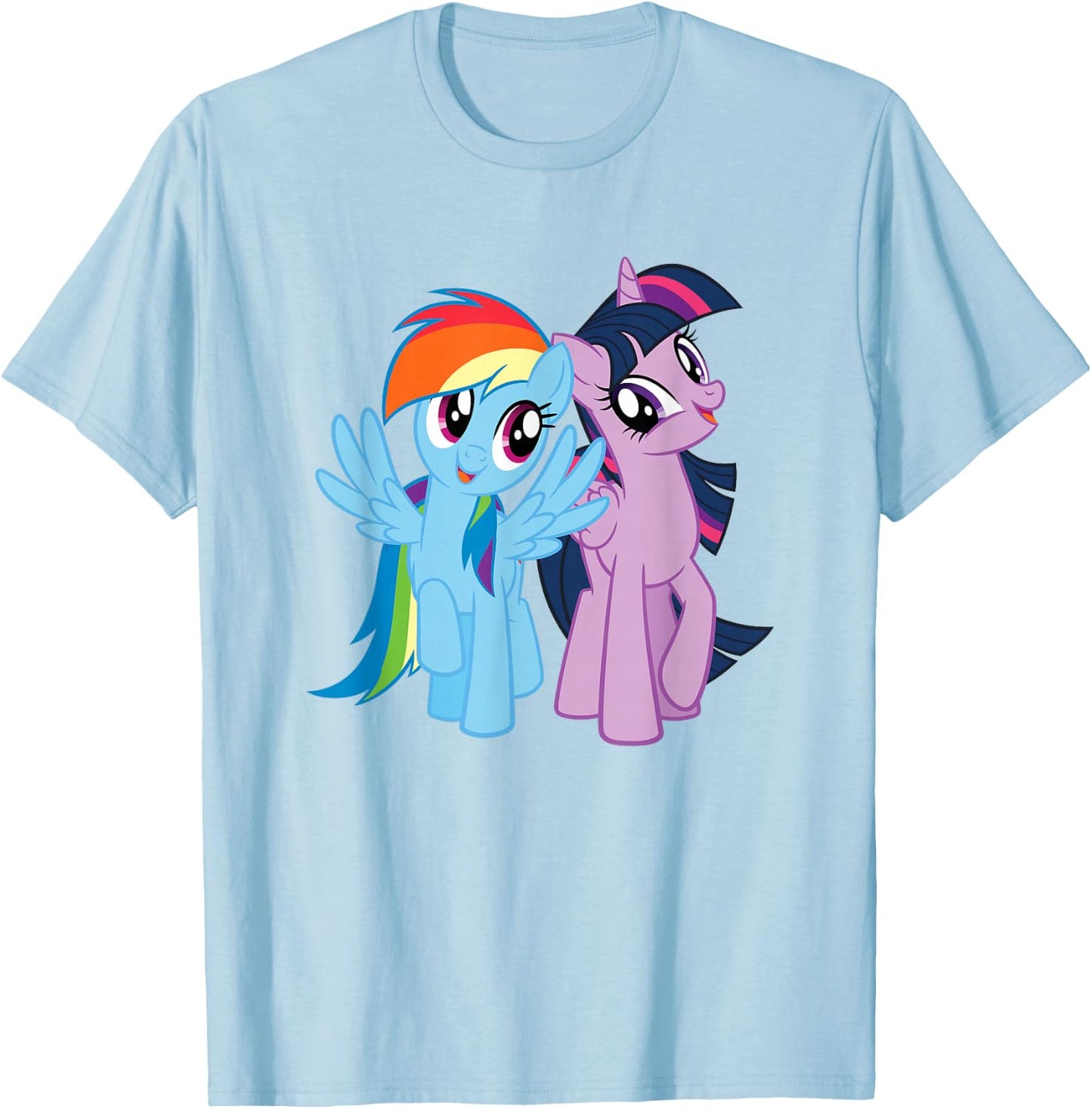 My Little Pony Rainbow Dash and Twilight Sparkle T-Shirt - T-Shirt | Light Blue