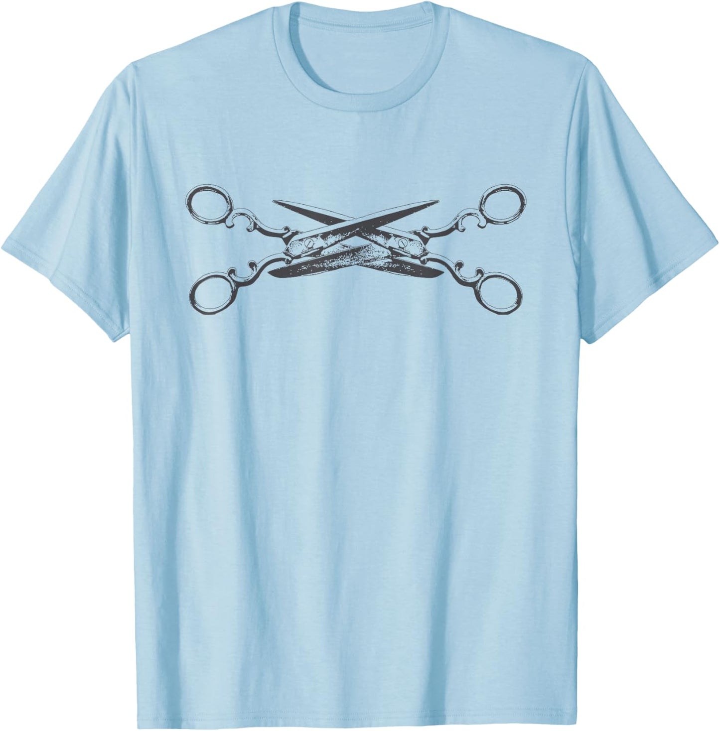 Retro Funny Y2K Scissors Lesbian Equal Rights LGBT Ally T-Shirt - T-Shirt | Light Blue