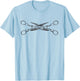 Retro Funny Y2K Scissors Lesbian Equal Rights LGBT Ally T-Shirt - T-Shirt | Light Blue