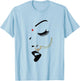 Indian desi Girl Nose Ring Bollywood Style Women Empowerment T-Shirt - T-Shirt | Light Blue