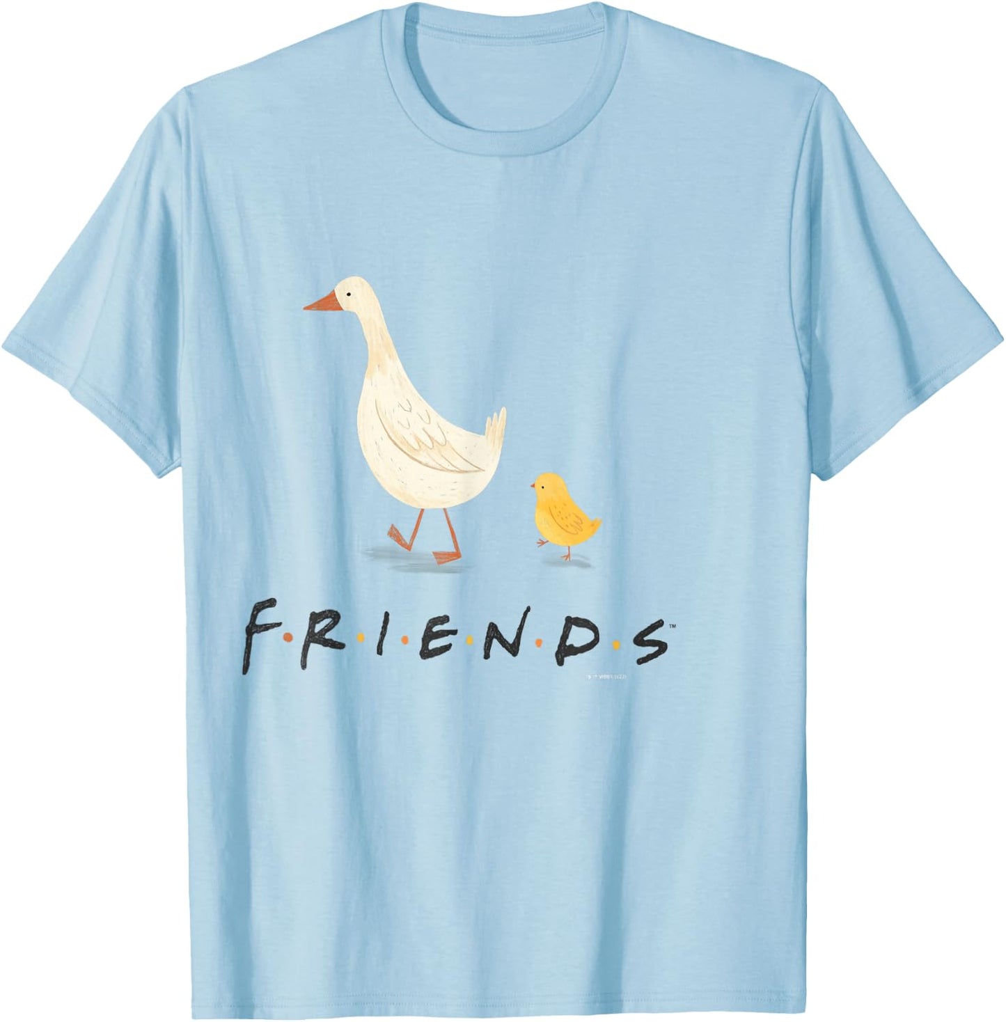 Friends - Friends Goose Chicken T-Shirt - T-Shirt | Light Blue