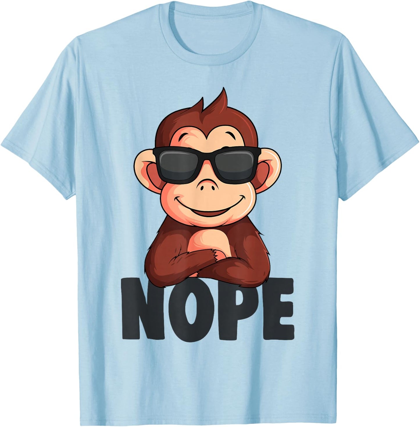 Affen Jungen Mädchen Kinder T-Shirt - T-Shirt | Light Blue