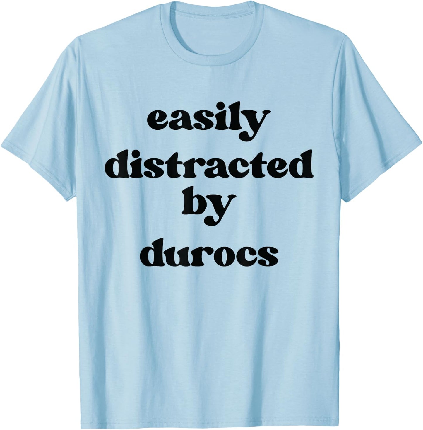 Easily Distracted By Pig - Pig Dad Mom Duroc T-Shirt - T-Shirt | Light Blue