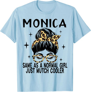 SwiftStyle Apparel MONICA Costume Cute Definition Personalized Name MONICA , Small T-Shirt - T-Shirt | Light Blue