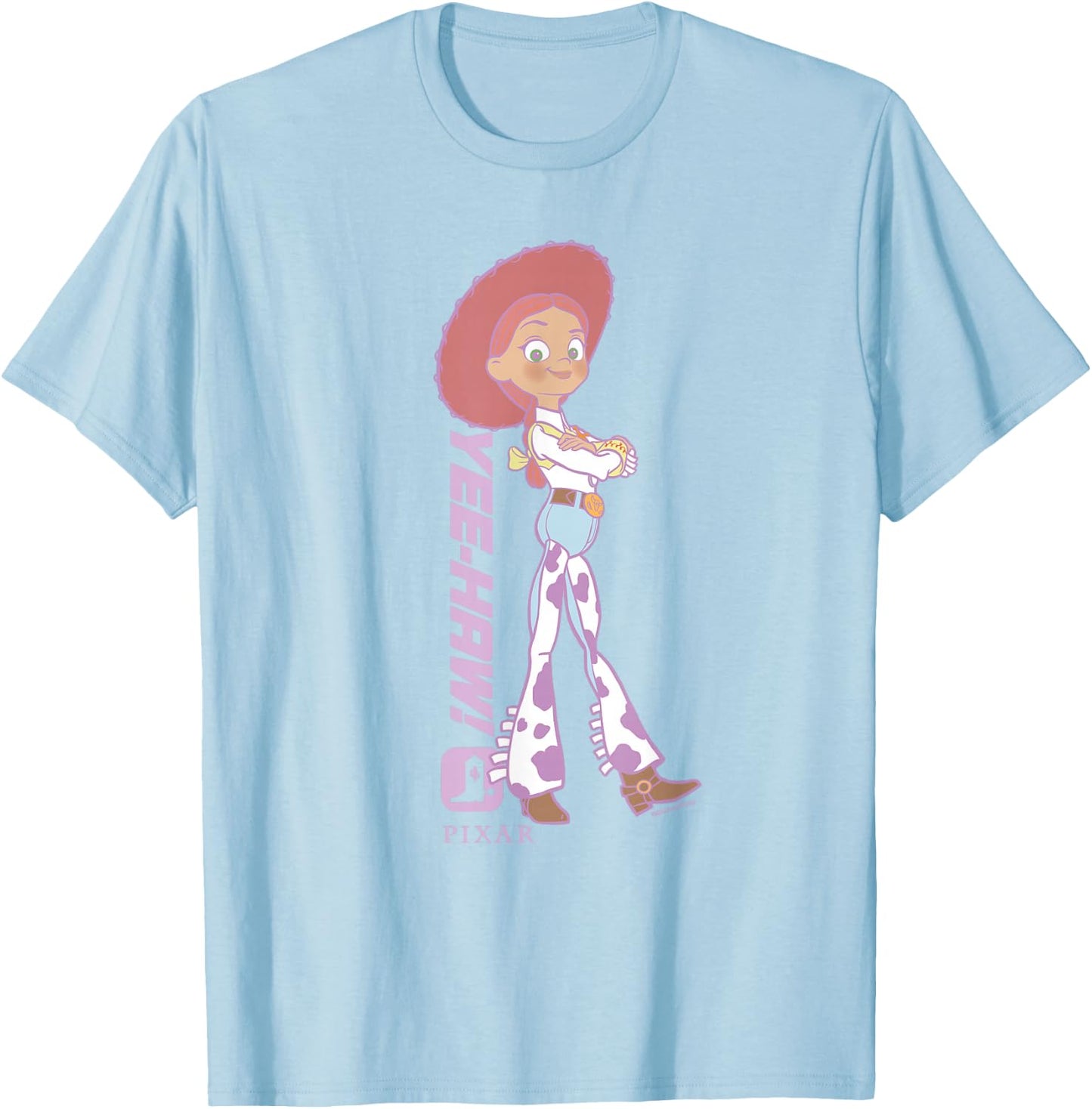 Disney Pixar Toy Story 5 Jessie Yee-Haw Big Character T-Shirt - T-Shirt | Light Blue