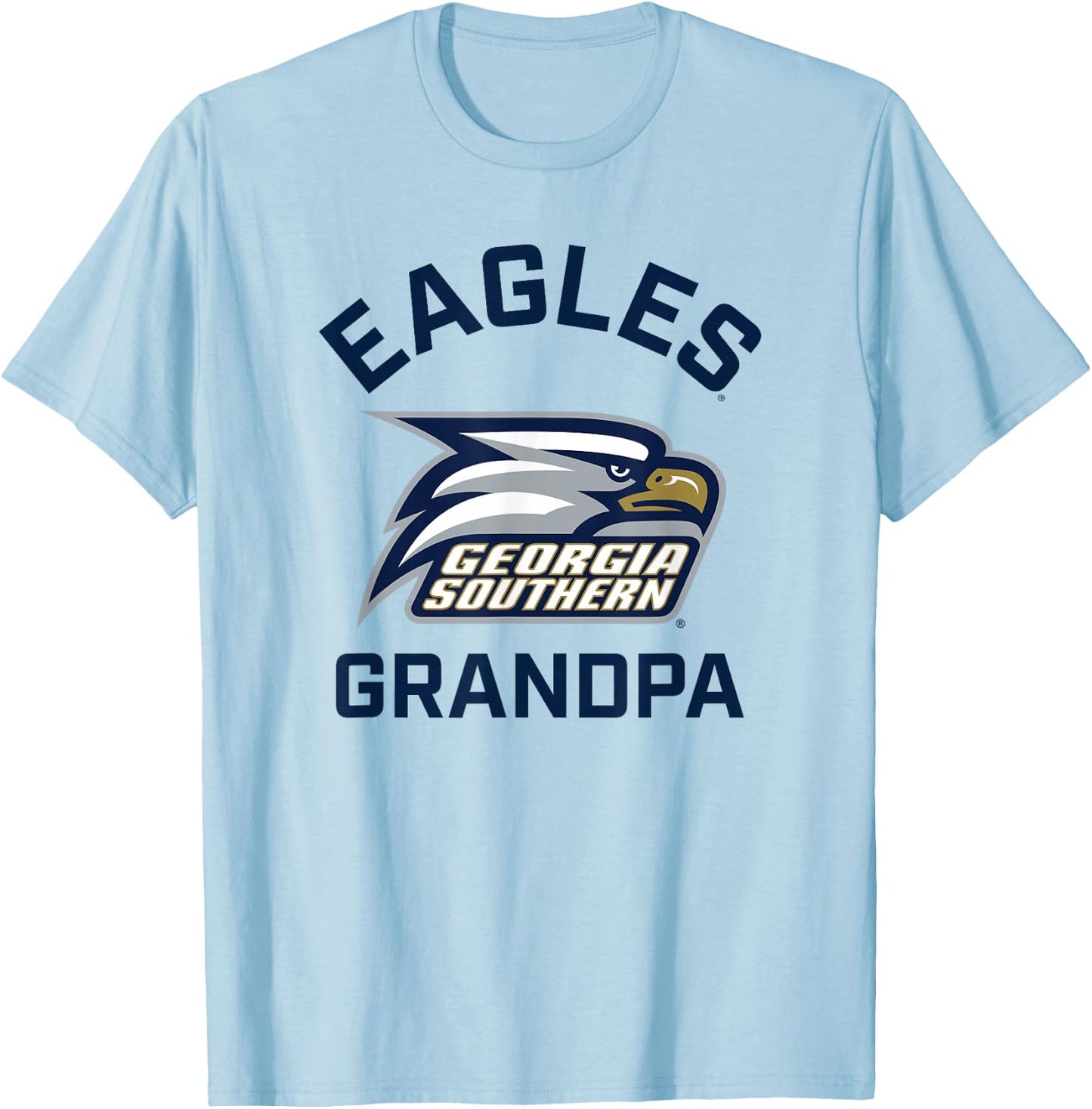 Georgia Southern University Eagles Arched Grandpa T-Shirt - T-Shirt | Light Blue