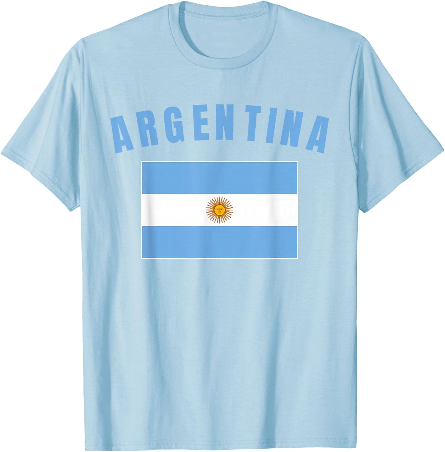 Argentinian Flag Bandera Men Women Boy Girl Argentina T-Shirt - T-Shirt | Light Blue