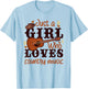 Just A Girl Who Loves Country Music T-Shirt - T-Shirt | Light Blue