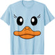 Duck Costume Goose Duck face Duck Beak Funny Animal Costume T-Shirt - T-Shirt | Light Blue
