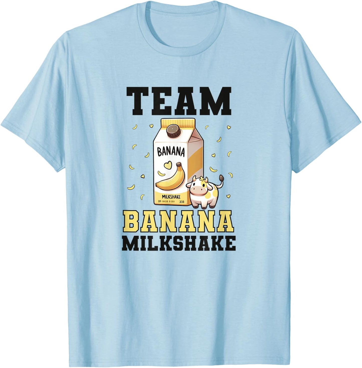 Team Banana Milkshake T-Shirt - T-Shirt | Light Blue