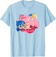 Miraculous Ladybug Chibi Cake of Love T-Shirt - T-Shirt | Light Blue
