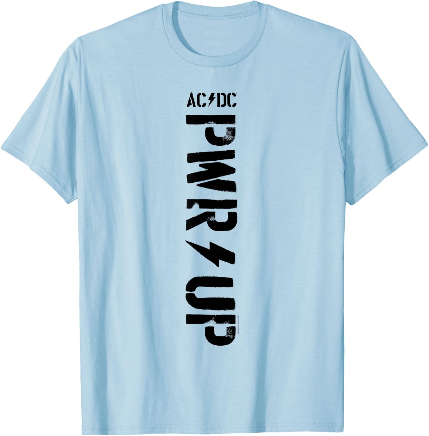 AC/DC - BY , Red T-Shirt - T-Shirt | Light Blue