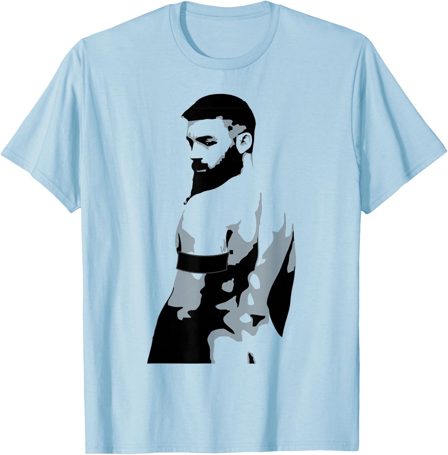 Scruffy Bear Butt- Gay Art Erotica Shirt T-Shirt - T-Shirt | Light Blue