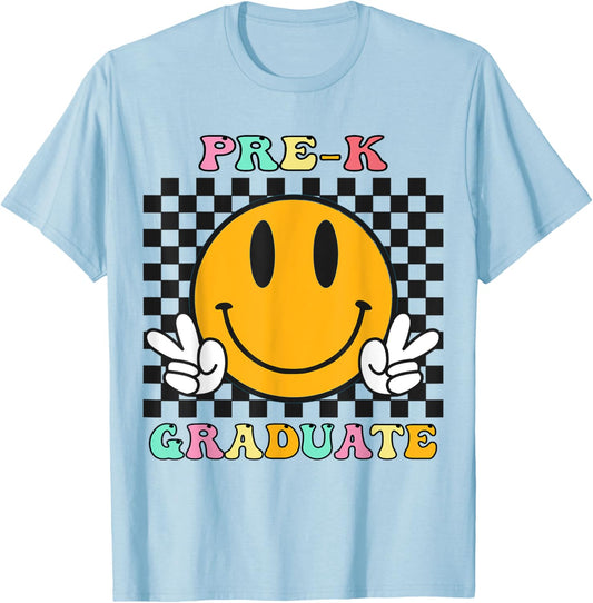 Goodbye PreK Hello Kindergarten PreK Graduate Kids Pre-K T-Shirt - T-Shirt | Light Blue