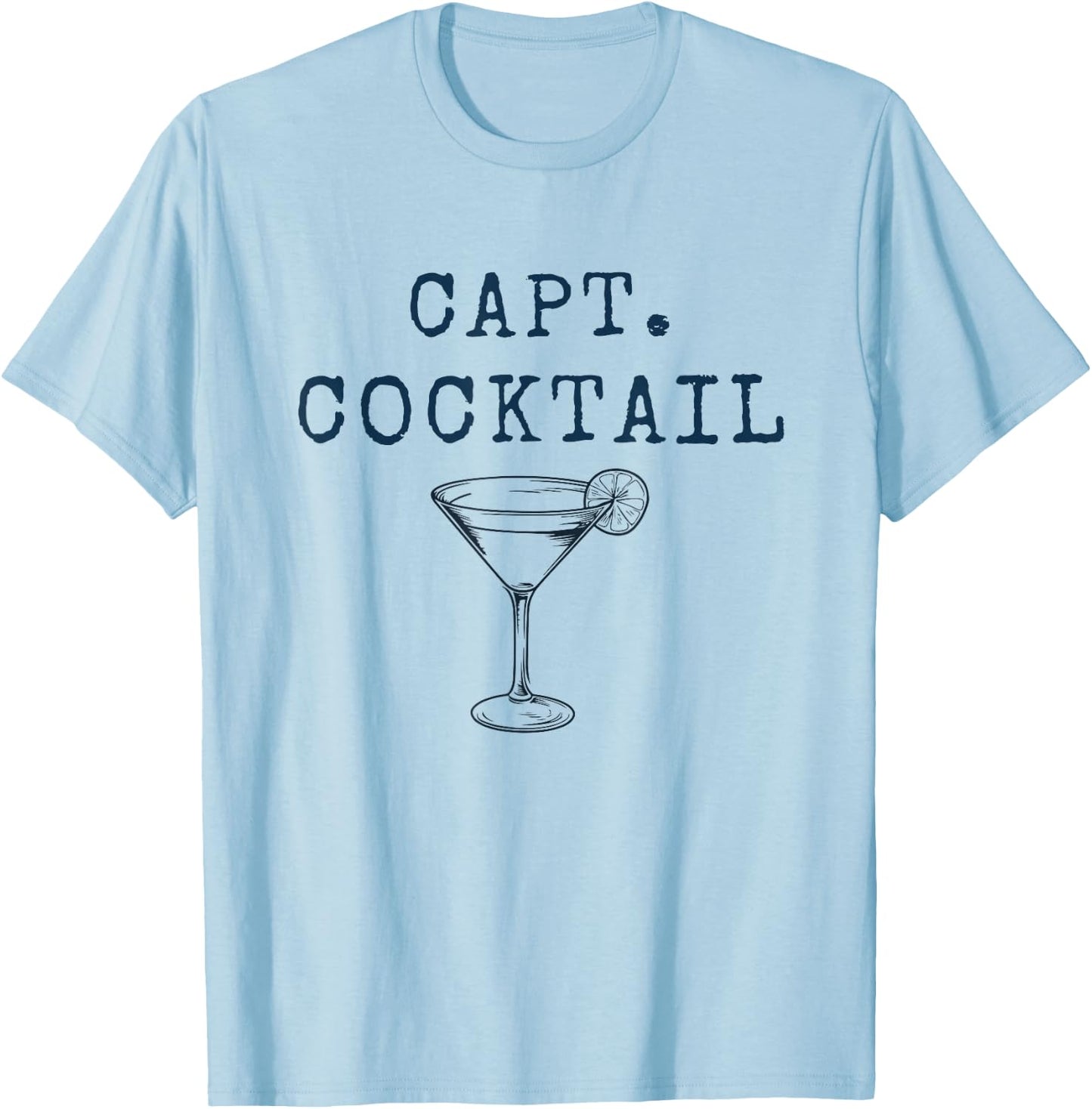 Capt. Cocktail - Captain Cocktail T-Shirt - T-Shirt | Light Blue