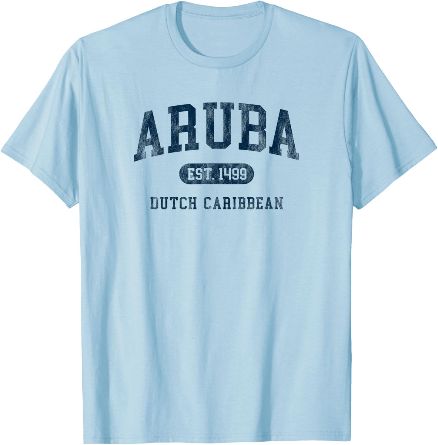 Aruba East 1499 Remembrance Letter T-Shirt - T-Shirt | Light Blue