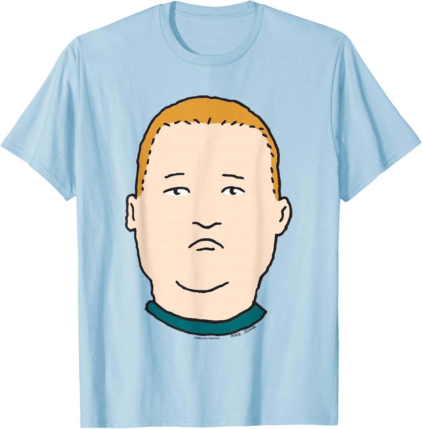 King of The Hill Bobby Hill Simple Portrait T-Shirt - T-Shirt | Light Blue