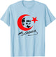 Mustafa Kemal Atatürk Signature Atam izindeyiz Turkey T-Shirt - T-Shirt | Light Blue