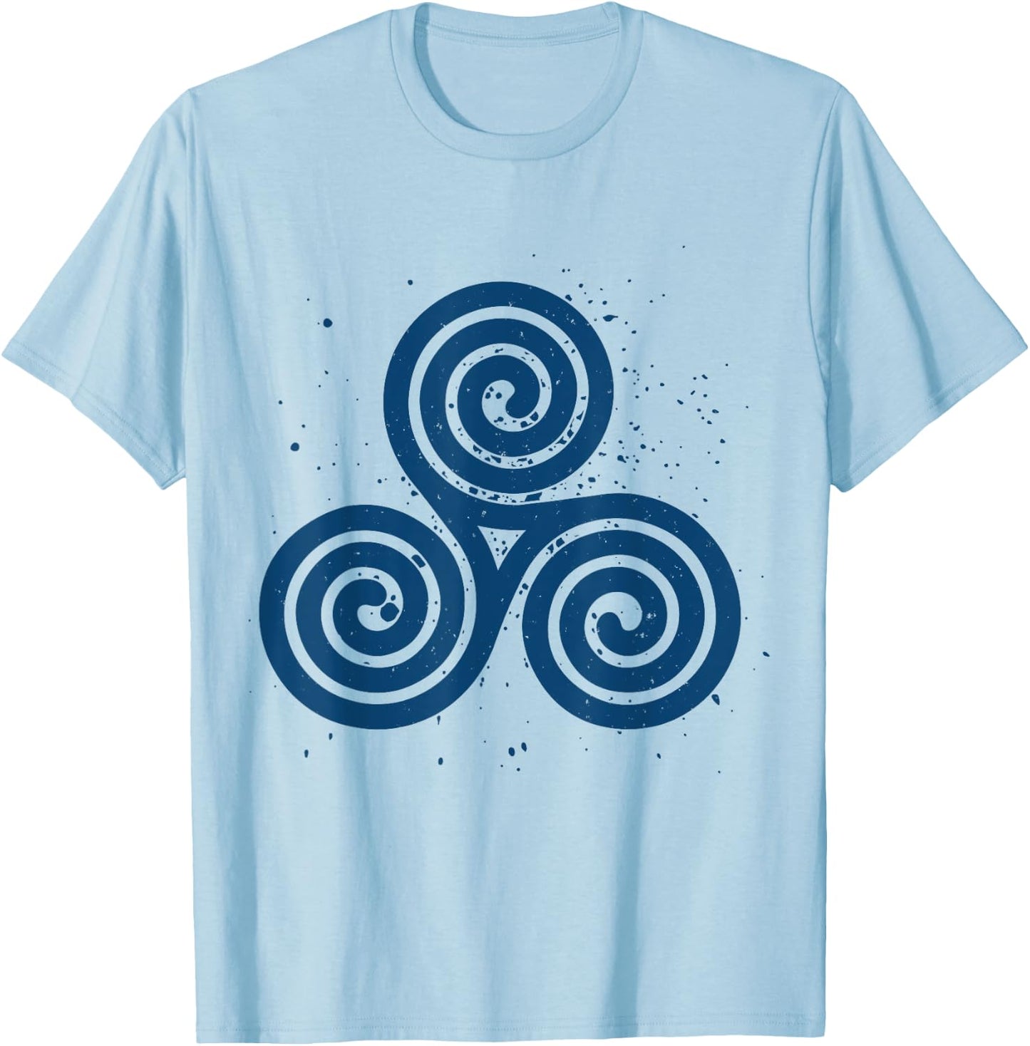 Celtic Knot Triskele T-Shirt - T-Shirt | Light Blue