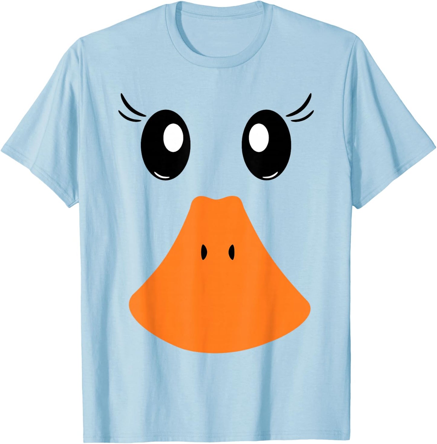 Duck Goose Bird Costume Carnival Fancy Dress Ducks Goose Peasant , White T-Shirt - T-Shirt | Light Blue