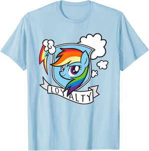 My Little Pony Rainbow Dash Loyalty T-Shirt - T-Shirt | Light Blue