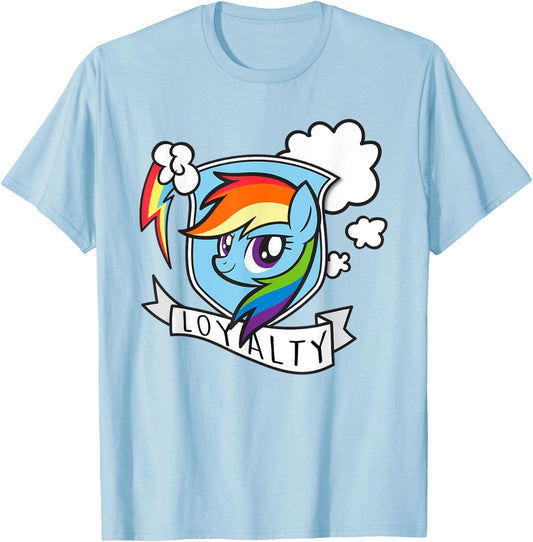 My Little Pony Rainbow Dash Loyalty T-Shirt - T-Shirt | Light Blue