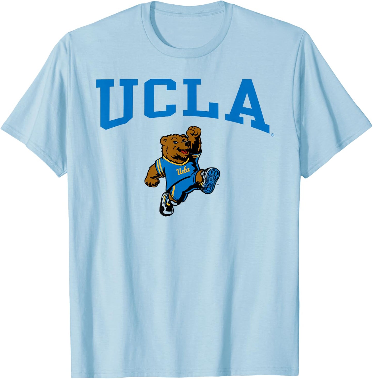 UCLA Bruins Mascot White Officially Licensed T-Shirt - T-Shirt | Light Blue