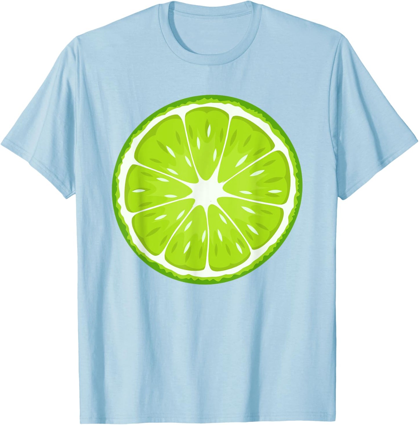 Lime Costume Fruit Halloween Lime Costume Shirt T-Shirt - T-Shirt | Light Blue
