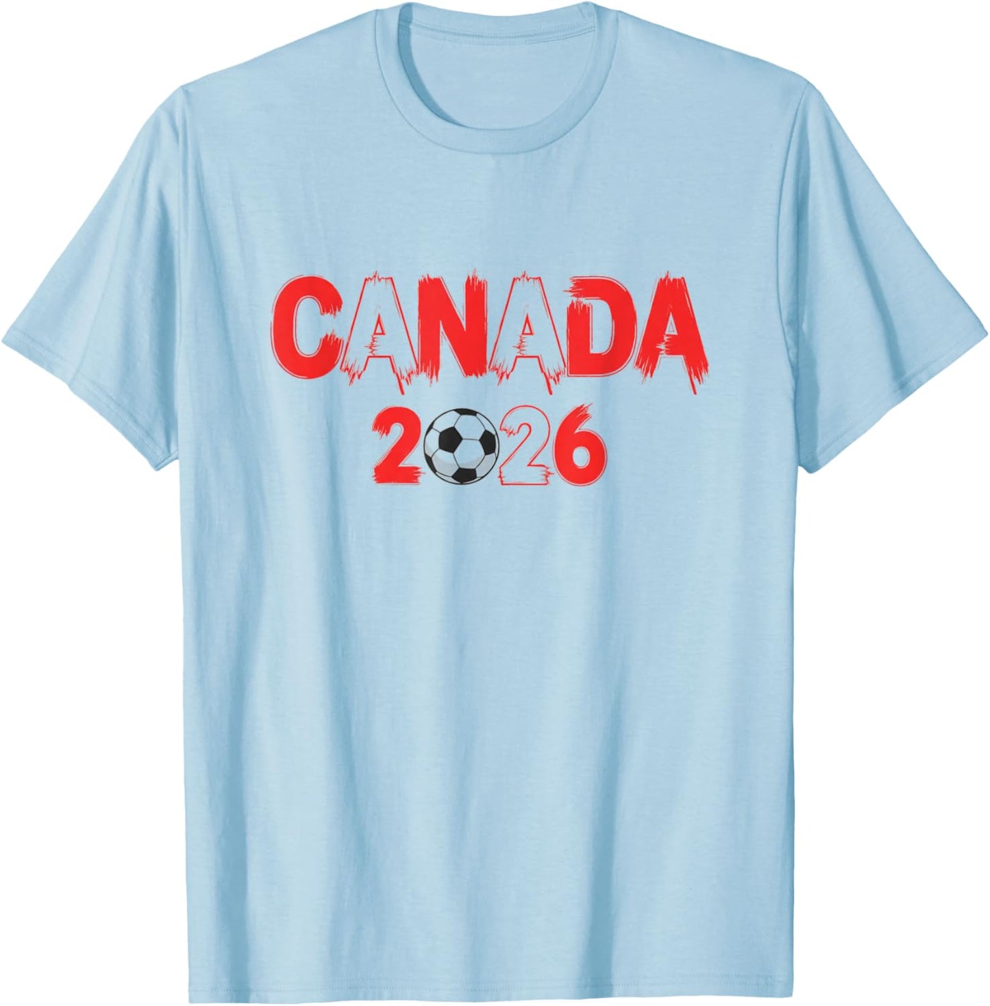 Maillot des Fans de Football Canada 2026 Canada Soccer T-Shirt - T-Shirt | Light Blue