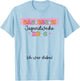 Jugendweihe 2026 Guest Book Guest List for Girls Groovy , White, S T-Shirt - T-Shirt | Light Blue