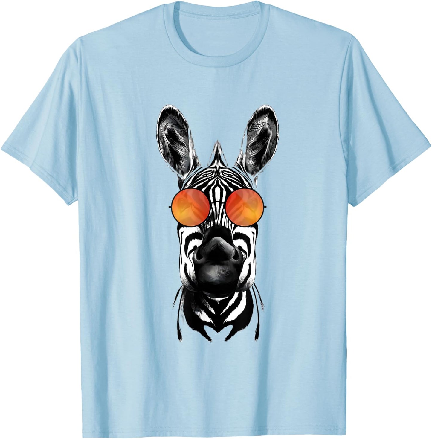 Zebra Shirt , Zebra Shirt for , Zebra for Boys T-Shirt - T-Shirt | Light Blue