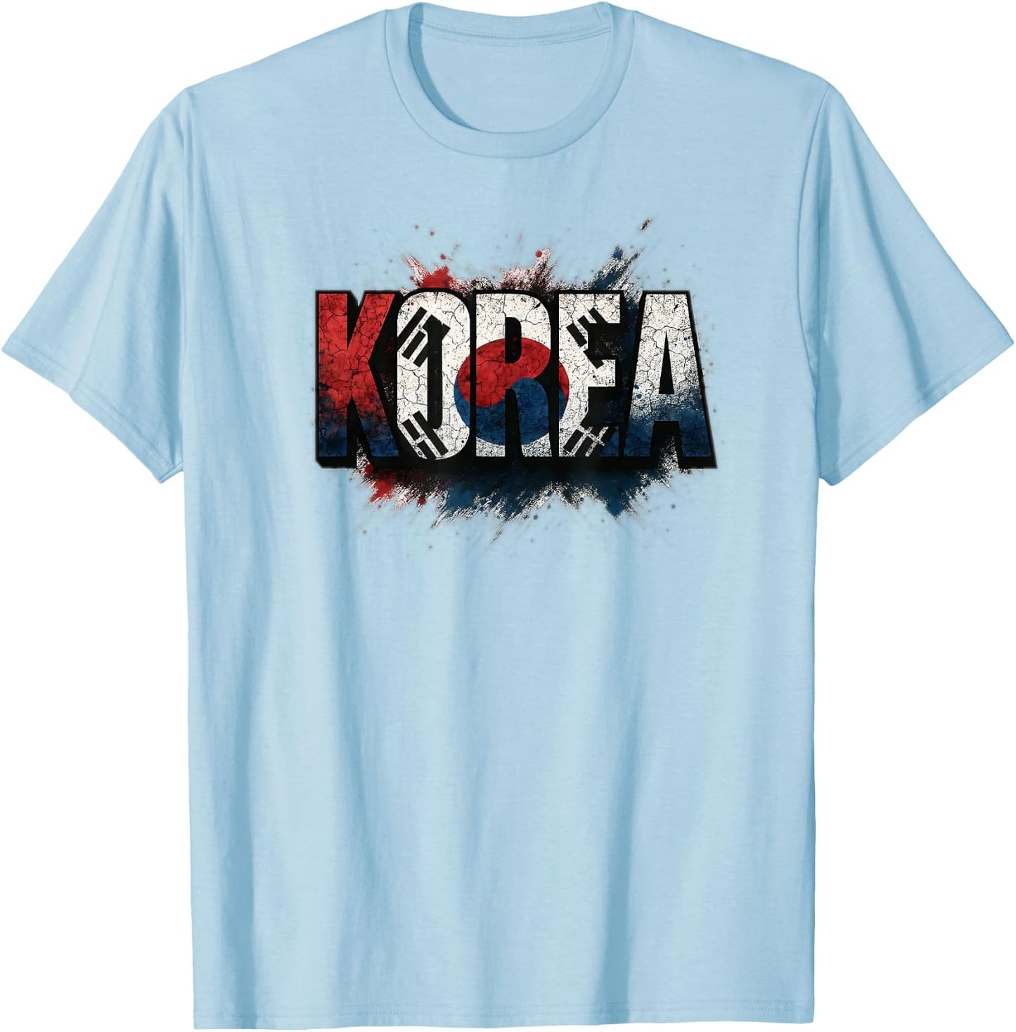 Corée du Sud Drapeau Corée du Sud pour Homme/Femme/Jeune/Enfant T-Shirt - T-Shirt | Light Blue