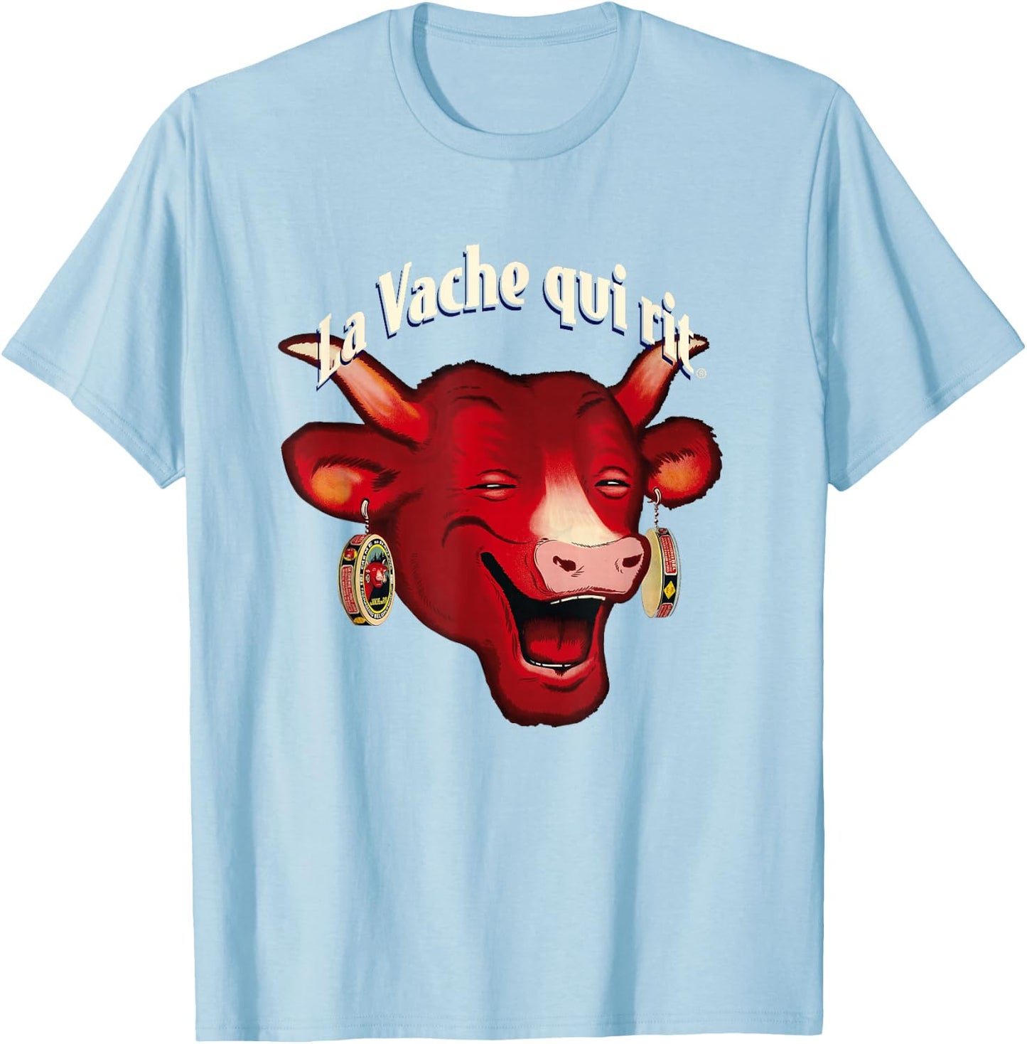 The Laughing Cow La Vache Qui Rit T-Shirt - T-Shirt | Light Blue