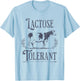 Lactose Tolerant Vintage Cow Funny Oddly Specific Meme T-Shirt - T-Shirt | Light Blue