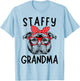 Staffy Grandma Staffordshire Bull Terrier Nana Mother's Day T-Shirt - T-Shirt | Light Blue
