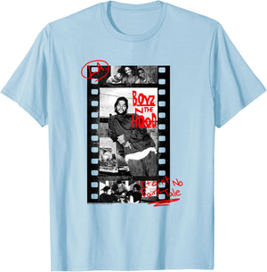 Boyz n The Hood Vintage Marked Up Film Strip 90's Movie T-Shirt - T-Shirt | Light Blue