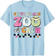 Field Zoo Trip Shirt For Teacher, Sixth Grade Crew T-Shirt - T-Shirt | Light Blue