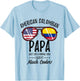 American Colombian Papa Colombian Fathers Day T-Shirt - T-Shirt | Light Blue