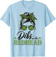 Dibs on the Redhead Funny St Patricks Day Women Girls T-Shirt - T-Shirt | Light Blue